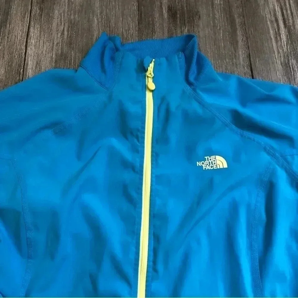 The North‎ Face TNF Apex lightWeight Windbreak Jacket Full Zipper Size M Blue